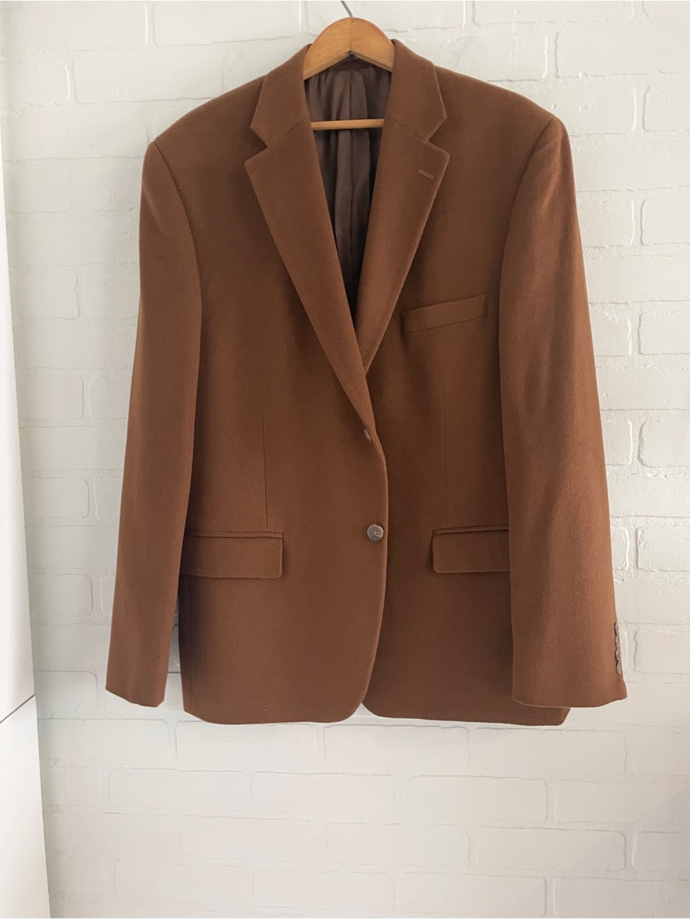 Wool Cashmere Brown Blazer New without tags